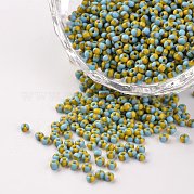 12/0 непрозрачные цвета просачиваться стеклянные бусины SEED-M008-C02