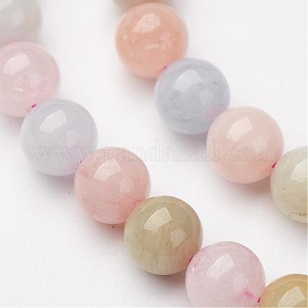 Естественно Morganite шарик нити G-P213-18-6mm-1