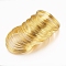 Steel Memory Wire, for Wrap Bracelets Making, Nickel Free, Golden, 18 Gauge, 1mm, about 800 circles/1000g
