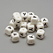 Food Grade Eco-Friendly Silicone Beads, Horizontal Hole, DIY Necklaces Making, Letter Style, Cube, Letter.Y, 12x12x12mm, Hole: 2mm