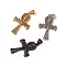 304 Stainless Steel Pendants, for Easter, Ankh Cross, Mixed Color, 43x27.5x5.5mm, Hole: 8x5mm