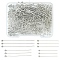 400Pcs 4 Styles Brass Ball Head pins, Cadmium Free & Lead Free, Platinum, 23~24 Gauge, 18~30x0.5~0.6mm, Head: 2mm, about 100pcs/style