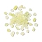 Natural New Jade Beads, No Hole/Undrilled, Nuggets, 8~15.5x7.5~10x2.5~5mm, about 630pcs/500g