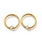 304 Stainless Steel Clear Cubic Zirconia Rhombus Hoop Nose Rings, Golden, 13.5x12.5x3.5mm, Inner Diameter: 10mm