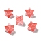 Cherry Quartz Glass Beads, No Hole/Undrilled, Merkaba Star, 12.5~13x12.5~13x12.5~13mm
