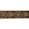 Flat Chenille Jacquard Woven Ribbons, Floral Ribbon, Sienna, 3-3/8 inch(85mm)