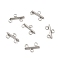 Non-Tarnish 304 Stainless Steel Chandelier Component Links, 3 Loop Connector, Stainless Steel Color, 7x12x1.5mm, Hole: 2mm