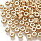 Brass Beads, Nickel Free, Rondelle, Twist, Real 18K Gold Plated, 3x1.5mm, Hole: 1.2mm
