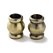 Tibetan Style Brass Beads, Cadmium Free & Lead Free, Ball, Antique Bronze, 7x5.5mm, Hole: 3.4mm