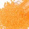 TOHO Round Seed Beads, Japanese Seed Beads, (801) Luminous Neon Tangerine, 8/0, 3mm, Hole: 1mm, about 1110pcs/50g