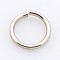 Non-Tarnish 304 Stainless Steel Open Jump Rings, 20 Gauge, Stainless Steel Color, 8x0.8mm, Inner Diameter: 6.4mm