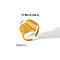 Geometric Stainless Steel Open Cuff Rings with Irregular High-end Feel, Real 18K Gold Plated