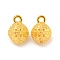 Alloy Charms, Cadmium Free & Lead Free, Bell, Golden, 12x8.5x8mm, Hole: 1.6mm, about 662Pcs/1000G