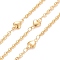PVD Vacuum Plating 304 Stainless Steel Heart Link CChains, Soldered, with Spool, Golden, 3x2x0.5mm, 10x5x2mm