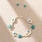 Bohemian Starfish & Shell Braided Beaded Bracelets, Summer Beach Bacation Bracelets for Women