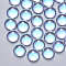 Transparent Glass Cabochons, AB Color Plated, Half Round/Dome, Clear AB, 8x4mm