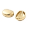 304 Stainless Steel Beads, Large Hole Beads, Bean, Ion Plating(IP), Real 14K Gold Plated, 23.5x30.5x10mm, Hole: 4.5mm