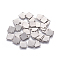 Tarnish Resistant 201 Stainless Steel Links connectors, Rhombus, Stainless Steel Color, 12.5x12.5x0.7mm, Hole: 1.4mm, Side Length: 9.5mm