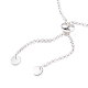 Изготовление браслета-слайдера из нержавеющей стали 304 Rolo Chain AJEW-JB01111-5