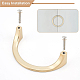 Ручка ящика из цинкового сплава FIND-WH0105-06G-4