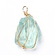 Природные и синтетические Gemstone подвески PALLOY-JF00908-2