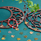 Подвески из сплава 60шт 6 цветов FIND-SC0008-25-4