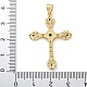 Латунные микро проложить кубического циркония подвески KK-M319-26G-02-3