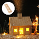 Полукруглые деревянные палочки WOOD-WH0030-71-4