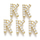 Латунные микро проложить кубического циркония подвески KK-T060-05-K-G-NF-1