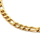 Браслеты на ногу из нержавеющей стали 304 Figaro chains AJEW-AN00452-4