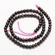 Гранат бисер пряди круглые G-O081-01-5mm-3
