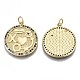 Латунные подвески из микро-паве KK-S061-68G-NR-2