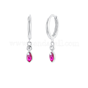 Серьги-кольца в форме капли из стерлингового серебра s925 HY5244-8