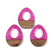 Подвески из смолы и дерева WOOD-F015-17D
