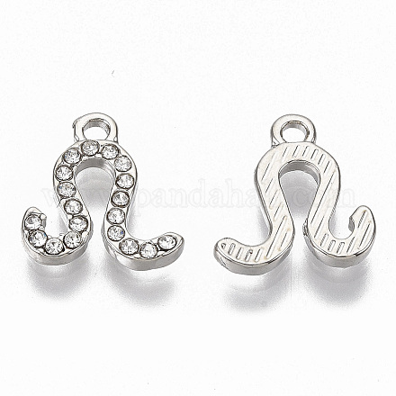 Подвески сплава Rhinestone PALLOY-S098-JN936-1-1