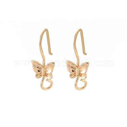 Латунные крючки для сережек KK-S356-658G-NF-1