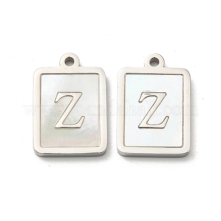 Подвески из нержавеющей стали 304 в форме ракушки STAS-L022-065P-Z-1