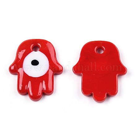 Непрозрачные подвески лэмпворк ручной работы LAMP-T011-15-B04-1