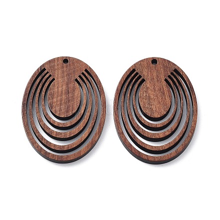 Подвески из орехового дерева WOOD-Q051-04F-1