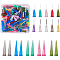 BENECREAT 120PCS Dispensing Needle Kits Stainless Steel TT PP Blunt Tip Syringe Needles for Refilling Inks Glue and Syringes (3 Style Tips, 14-25G)