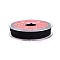 2-Ply Round Waxed Cotton Thread Cords, Import From Japan, Black, 0.5mm, about 21.87 Yards(20m)/Roll