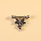 316L Surgical Stainless Steel Nipple Rings, Stainless Steel Color, Angel & Fairy, Bar Length: 16mm, Pin: 1.6mm