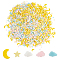 CRASPIRE 6611pcs Fake Sprinkles Polymer Sprinkles Faux Sprinkles Resin Sprinkles Clay Sprinkles Star & Moon & Cloud Fake Candy Sprinkles for Nail Art DIY Crafts Cake Phone Case