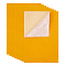 Jewelry Flocking Cloth, Polyester, Self-adhesive Fabric, Rectangle, Orange, 29.5x20x0.07cm, 20pcs/set
