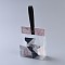 Plastic Transparent Gift Bag, Storage Bags, Self Seal Bag, Top Seal, Rectangle, with Cartoon Card and Sling, Hole and Nail, Pink, 21.5x10x5cm, 10set/bag
