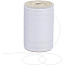 Round Waxed Polyester Thread String, Micro Macrame Cord, Twisted Cord, for Leather Sewing Stitching, White, 0.3~0.4mm, about 174.97 yards(160m)/roll, 1 roll