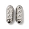 Non-Tarnish 304 Stainless Steel Beads, Tube, Stainless Steel Color, 18.5x7.5x6.5mm, Hole: 2mm