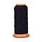 Polyester Threads, for Jewelry Making, Black, 1mm, about 284.33 yards(260m)/roll