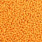 12/0 Grade A Baking Paint Glass Seed Spacer Beads, Orange, 2x1.5mm, Hole: 0.7mm, about 2840pcs/50g