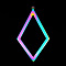 201 Stainless Steel Big Pendants, Laser Cut, Hollow, Rhombus, Rainbow Color, 55x31x1mm, Hole: 1.6mm